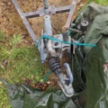 1485778-9 Släpvagn med aluminiumkåpa och plantlådeinsats (reparationsobjekt)