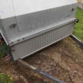 1485778-4 Släpvagn med aluminiumkåpa och plantlådeinsats (reparationsobjekt)