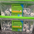 1576030-3 400 st Konstruktionsskruv-W 6.0x80 & 6.0x60mm Vit, Essve
