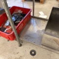 1566890-23 Collection of tools and workshop machines on workbench