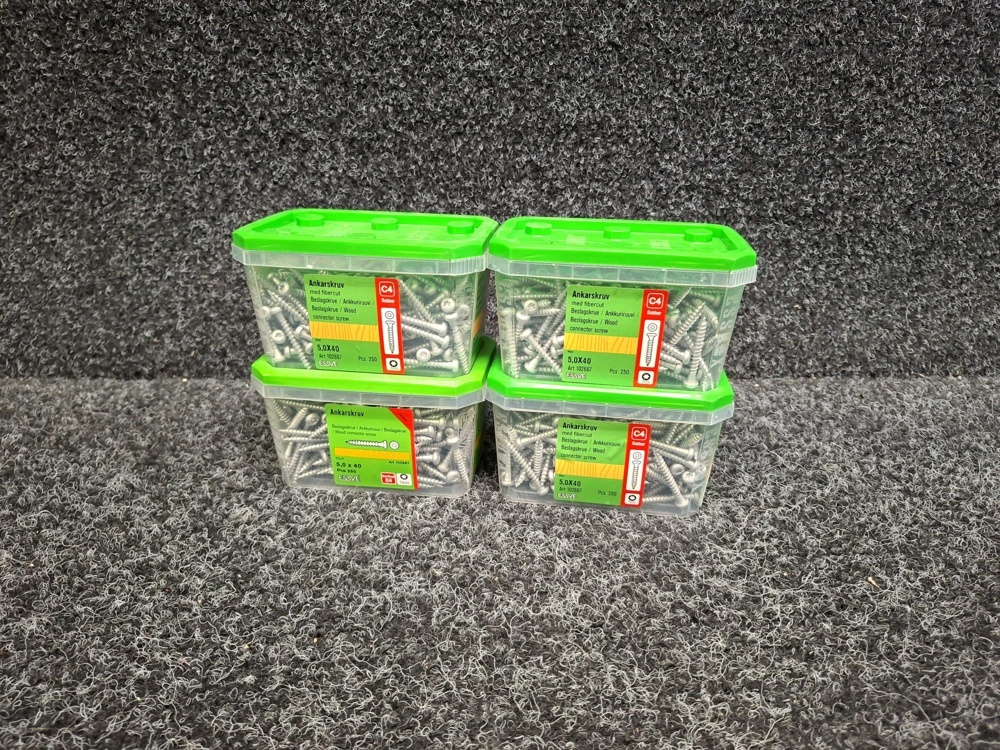 1576041-1 1000 Ankarskruv 5.0x40mm, Essve
