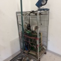 1566892-1 Trolley with welding equipment, cutting machine and air-powered tools - Migatronic LTE 140