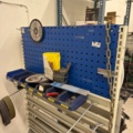 1566893-9 Toolbox on wheels with content