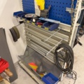 1566893-10 Toolbox on wheels with content
