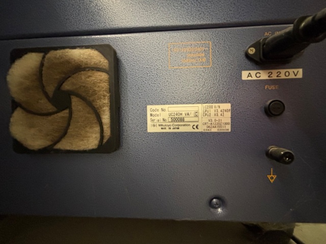 1563339-15 Coordinate measuring machine Mitutoyo Crysta-Apex C122010 – 2006