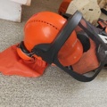 1485782-5 Stihl brushcutter with harness and helmet