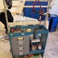 1566901-1 Tool trolley with contents