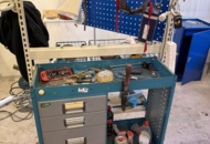 1566901 Tool trolley with contents