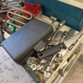 1566901-11 Tool trolley with contents