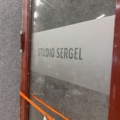 1578153-5 Entrédörr glasdörr röd/brun 2250*975*50mm