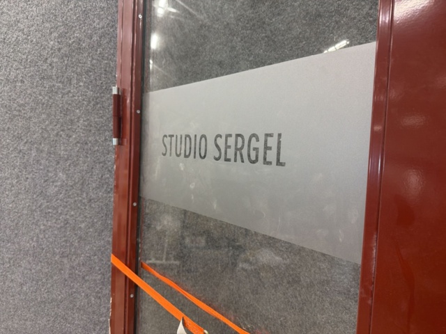 1578153-5 Entrédörr glasdörr röd/brun 2250*975*50mm