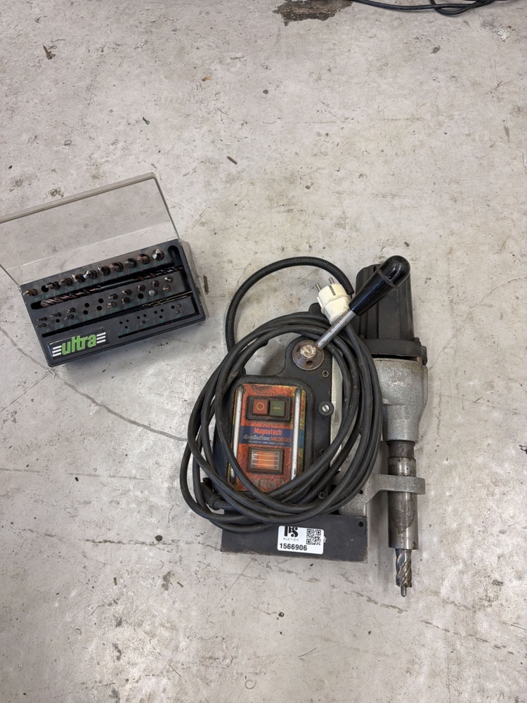 1566906-1 Magnetborr med borrsats – Magnatech Evolution ME3500