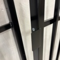 1578371-6 Double gate 400 cm with motor control and posts – Vaxholm, wrought iron gate for driveway