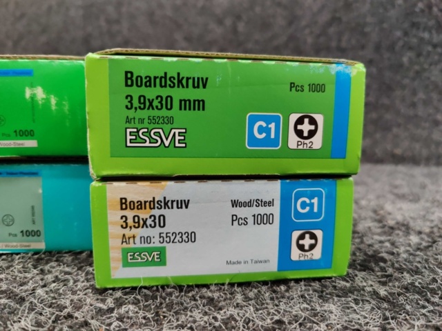 1578358-3 4000 st Bandad Board-/OSBskruv 3.9x30 & 3.9x45mm, Essve