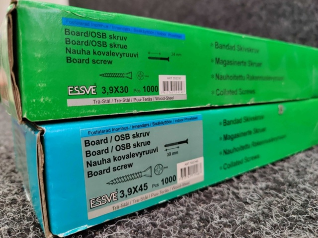 1578358-4 4000 st Bandad Board-/OSBskruv 3.9x30 & 3.9x45mm, Essve