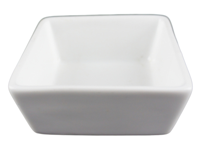 Mini dipskål fyrkantig, 72 st - stl 9 x 9 x 4 cm, krämvit på auktion i Skåne, Helsingborg hos PS Auction
