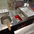 1566032-2 Gas grill cart - frying table, deep fryer