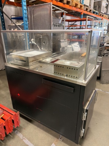 1566032-3 Gas grill cart - frying table, deep fryer