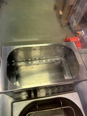 1566032-4 Gas grill cart - frying table, deep fryer