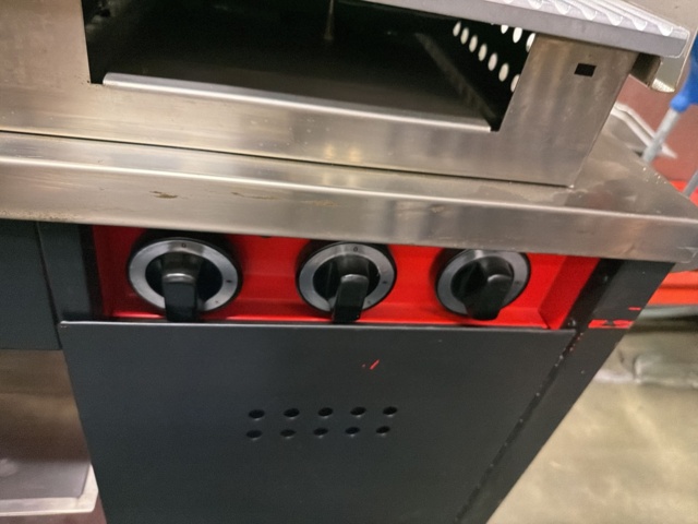 1566032-8 Gas grill cart - frying table, deep fryer