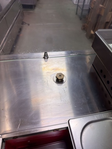 1566032-12 Gas grill cart - frying table, deep fryer