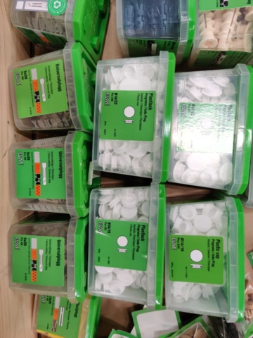 1578364-10 Sortiment med Plugg, Plast-/Täcklock m.m, Essve