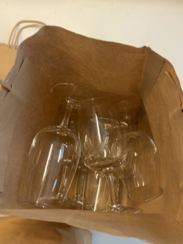 1308594-7 Samling med diverse drycksglas