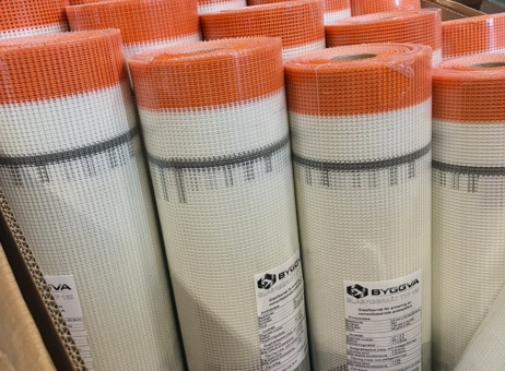 Lot of fiberglass mesh on rolls 5pcs