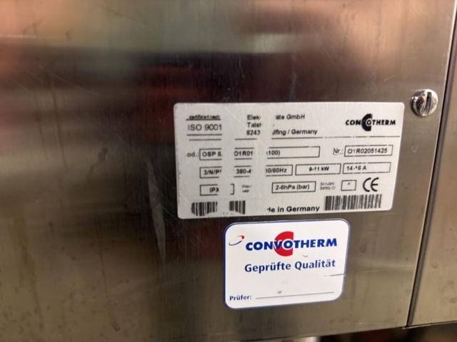 1566009-8 Combi oven with stand - Convotherm OSP