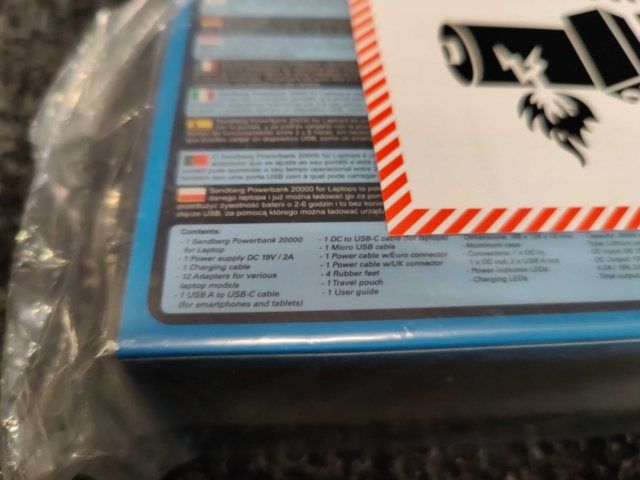1578395-5 Powerbank Sandberg 20000 for Laptop
