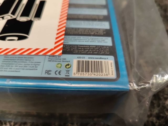 1578395-7 Powerbank Sandberg 20000 for Laptop