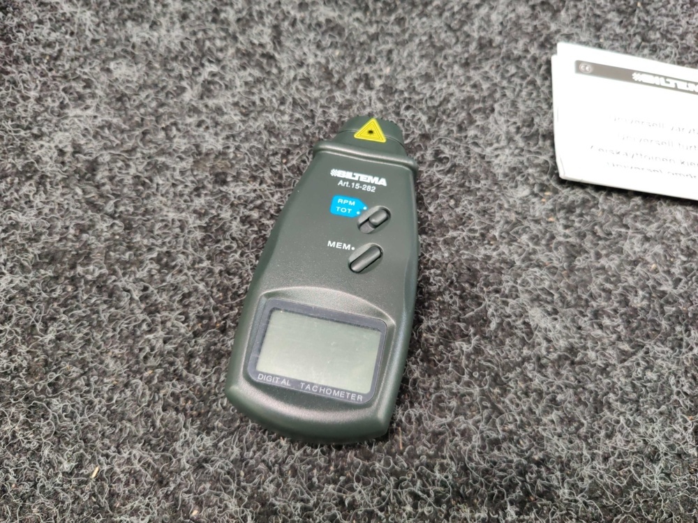 1578399-3 Digital Tachometer Biltema 15-282