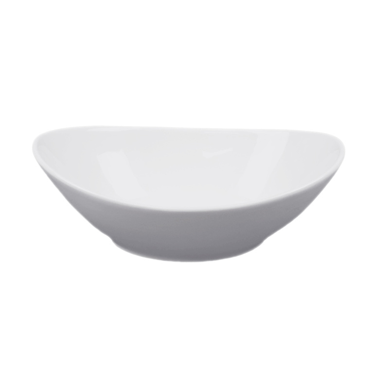 1578613-1 Oval bowl, 21 pcs - size 10.5 x 6 x 4 cm, cream white