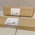 1564836-1 Vägghyllor 2 st - String Pocket Ash/White (Nya i förpackning)