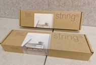 1564836 Vägghyllor 2 st - String Pocket Ash/White (Nya i förpackning)