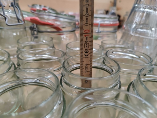 1578316-7 Sortiment med glas & glasburkar