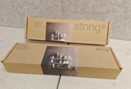 1564838 Vägghyllor 2 st - String Pocket Oak/White (Nya i förpackning)