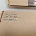 1564838-4 Vägghyllor 2 st - String Pocket Oak/White (Nya i förpackning)