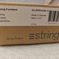 1564838-5 Vägghyllor 2 st - String Pocket Oak/White (Nya i förpackning)