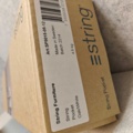 1564839-5 Vägghyllor 2 st - String Pocket Oak/White (Nya i förpackning)