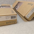 1564840-4 Vägghyllor 2 st - String Pocket Oak/White (Nya i förpackning)