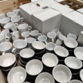 1578335-4 Sortiment med kaffekoppar och glas