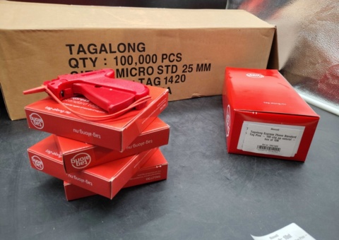 Tagging guns and tag pins - Tagalong Express, 25 mm, natural-coloured pins