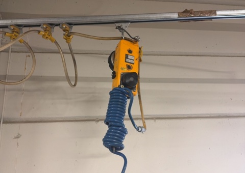 Balance block with rails - Atlas Copco K22/6-CI