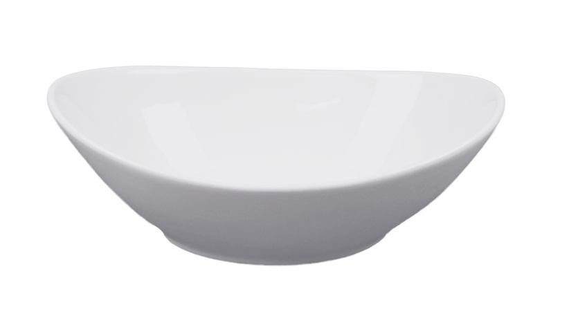 Mellan oval skål, 18 st - stl 24 x 17 x 8,7 cm, krämvit på auktion i Skåne, Helsingborg hos PS Auction