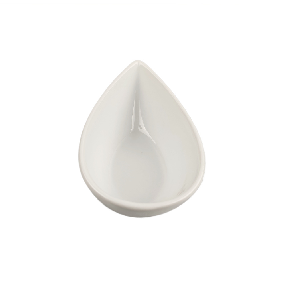 1578794-1 Mini dipping bowl drop depth, 108 pcs - size 12 x 7 x 4.5 cm, white