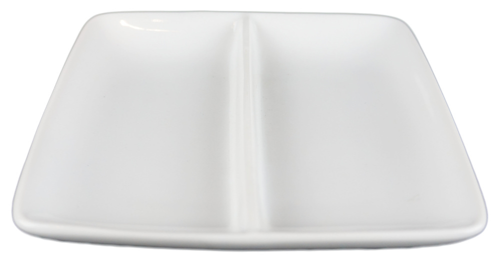1578796-1 Mini dip barrel two-piece, 80 pcs - size 13 x 13 x 2 cm, white