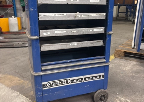 Tool trolley with vise - Gedore Adjutant