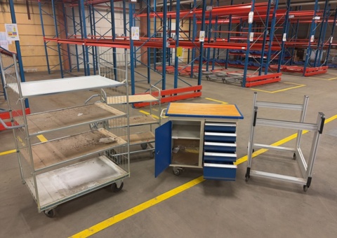 Trolleys 4 pcs
