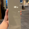1563341-2 Greenish-gray tile with a glossy surface. Size: 9.8x29.8 cm